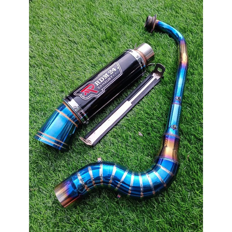 Rdm24 Pipe canister conical open specs exhaust Pipe for Wave 125 Xrm