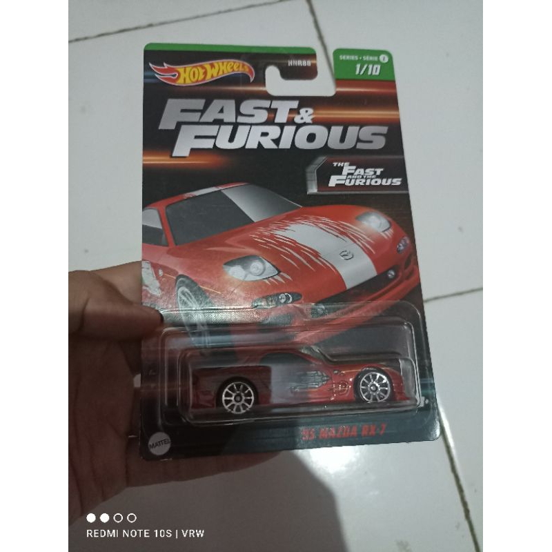 Hotwheels Fast and Furious Wave 2 95 Mazda RX 7 | Shopee Philippines