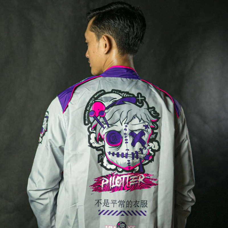 Nascar Jacket ORIGINAL FREE Sticker NASCAR ORIGINAL Parachute Jacket ...