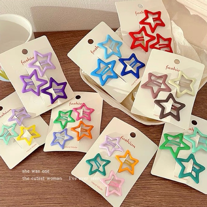 [READY] Ringo Stuff - Jepit Rambut Klip Bintang Star Hair Clip Import ...