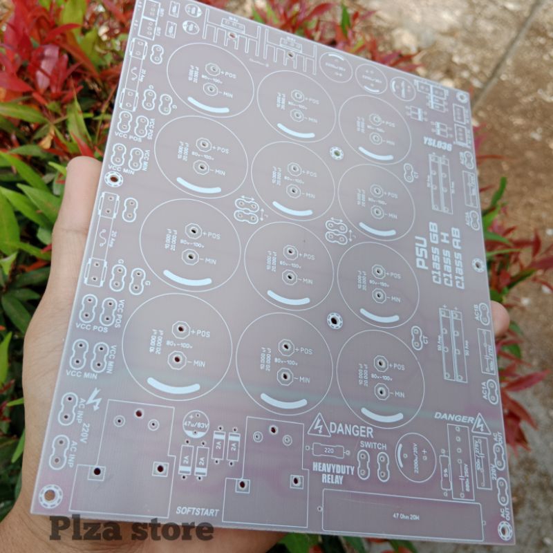 Pcb PSU 12mws CLASS AB/H/TD/GB PCB PSU Contents 12 ELCO For POWER