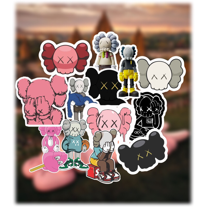 Kaws Edition Waterproof Sticker | Laptop Sticker | Mobile Phone ...