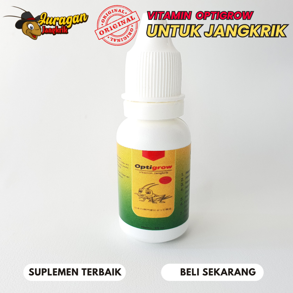 Supplements For The Best Crickets 100% ORI VITAMIN OPTIGROW Ready To ...