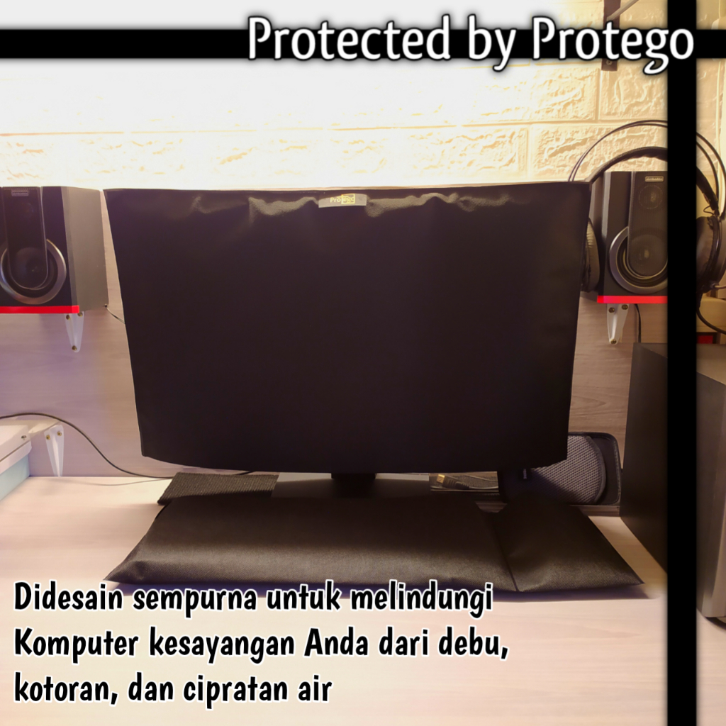 LAYAR Computer Monitor Screen Cloth Cover 19 - 22 inch PART 1 Anti Dust ...