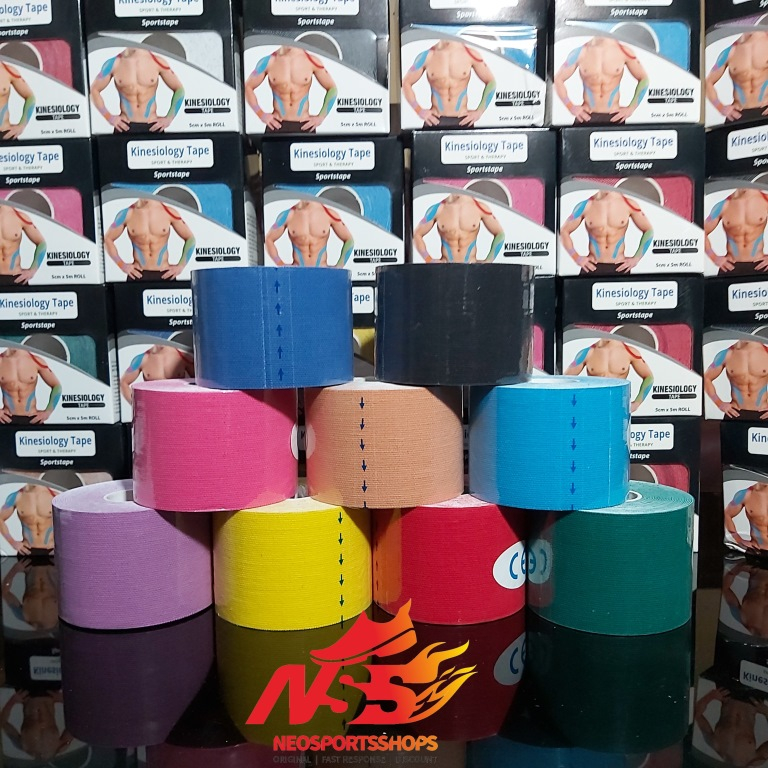 Kinesio Tape Kinesio Taping/ Kinesiology Tapping/ 5cm x 5m Muscle ...