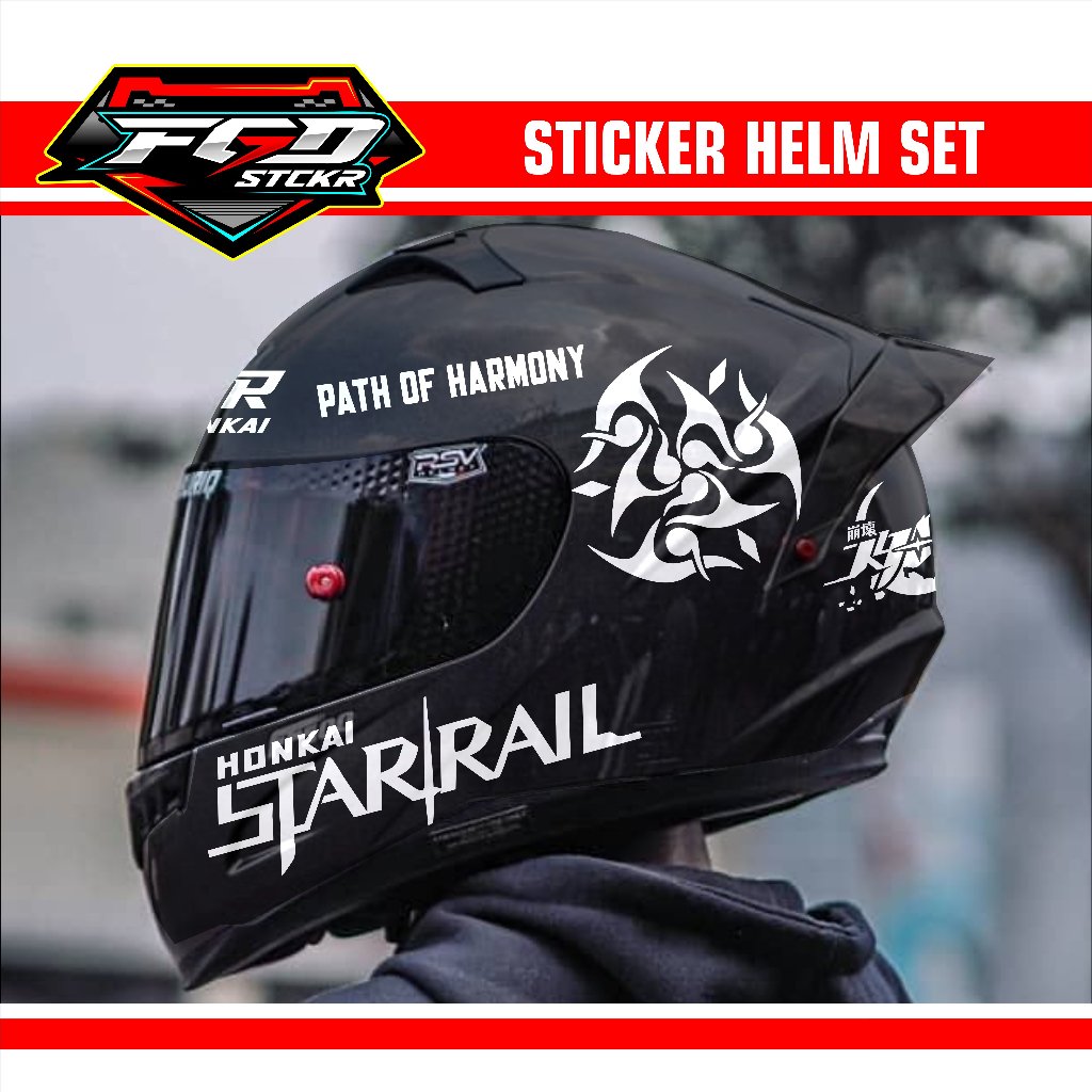 Helmet Sticker - CUTTING STARRAIL Sticker SET For Helmet | Shopee ...