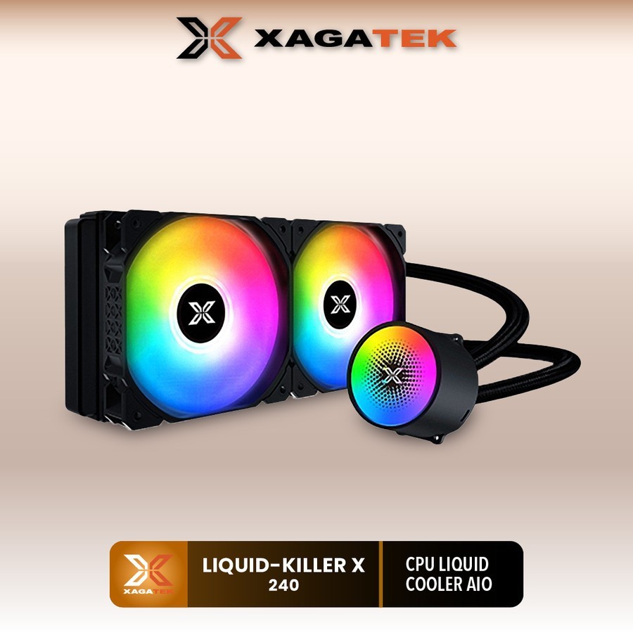 Cpu COOLER/COOLER/AIO - XAGATEK LIQUID KILLER X BLACK 240 | Shopee ...