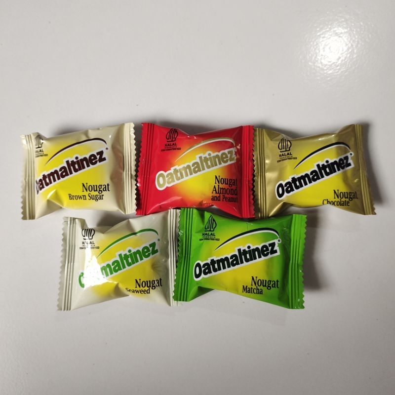 Oatmaltinez Nougat Assorted Flavors (Sea Grass, Chocolate, Matcha