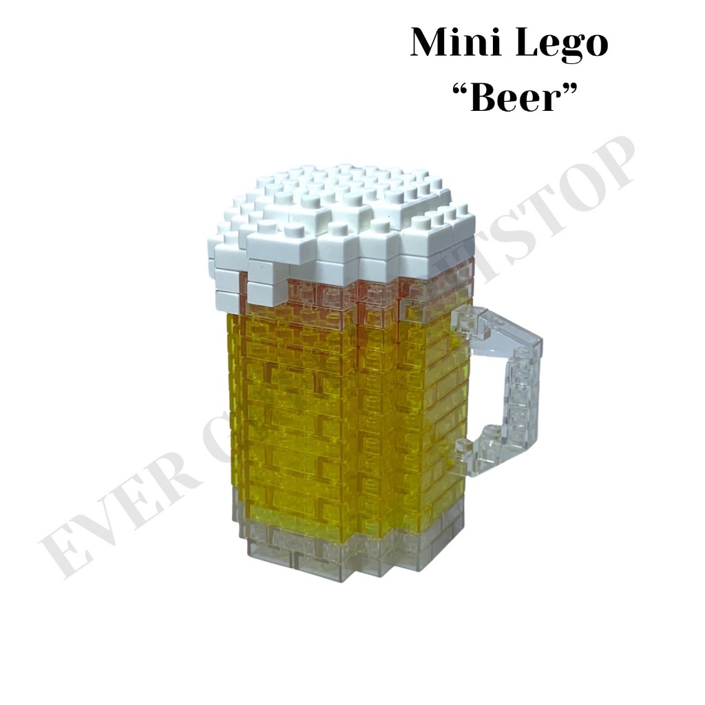 Mini LEGO Drink Beer Kids Toys Mini Block/Beam Cute Animal Character