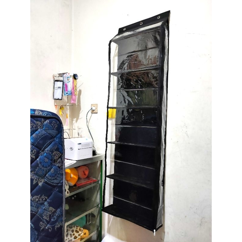 Plain jumbo Hanging Bag Rack 6 Columns Using Right And Left Zippers