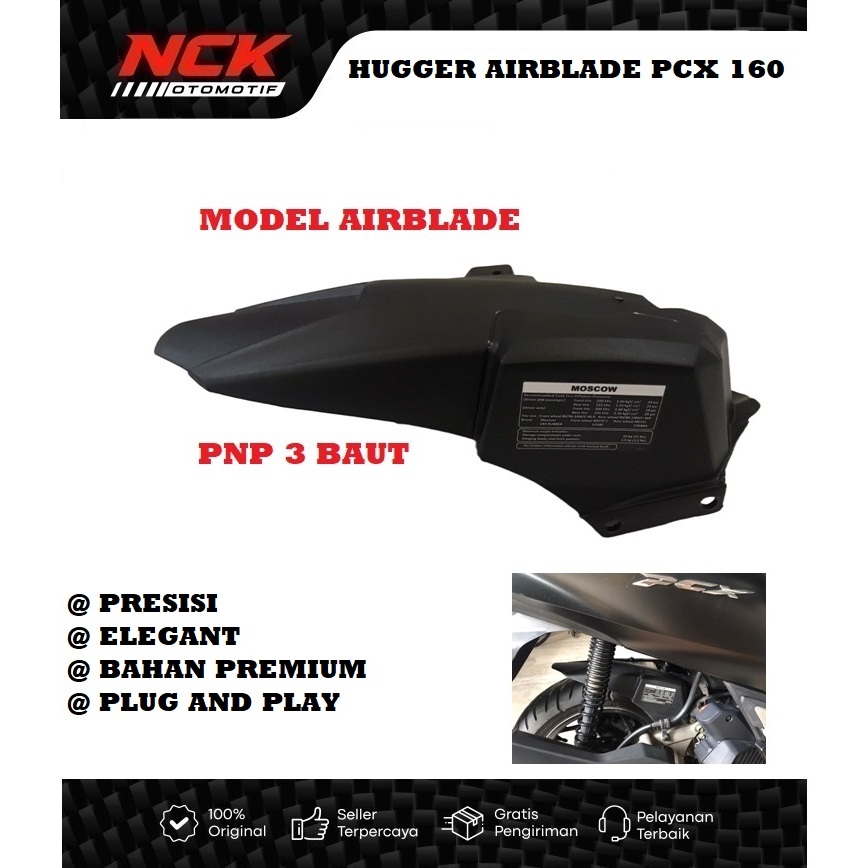 Hugger Fender Under Airblade Vario Stylo Adv Pcx Shopee Philippines