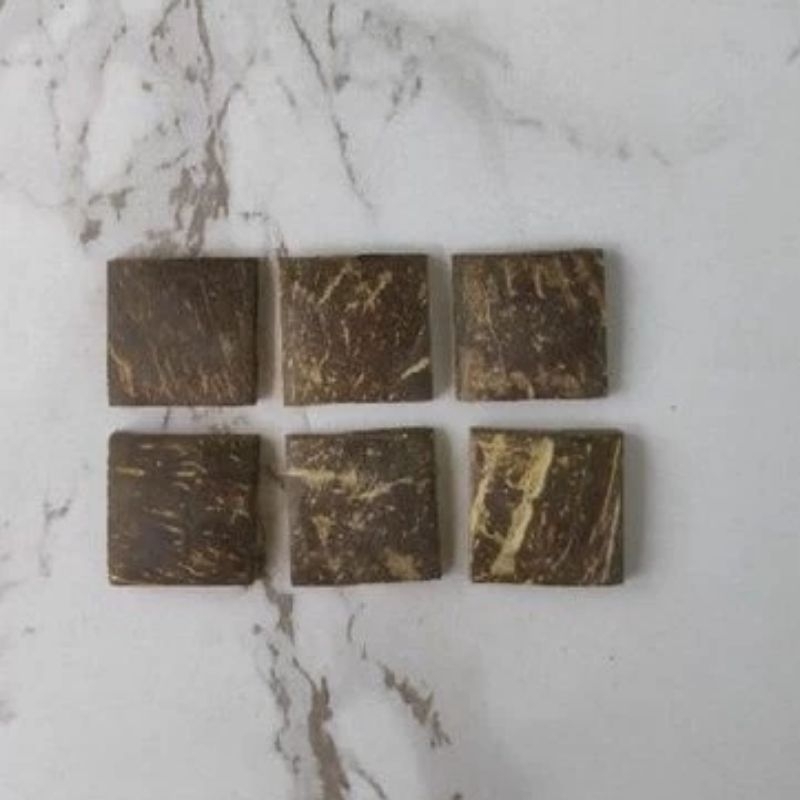 Square coconut shells 25pcs 2x2cm, fine craft shells, craft material ...