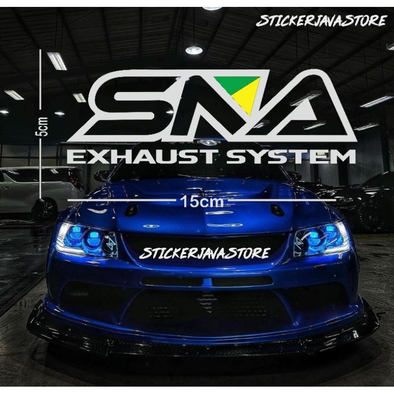 EXHAUST SYSTEM SNA STICKER | Shopee Philippines