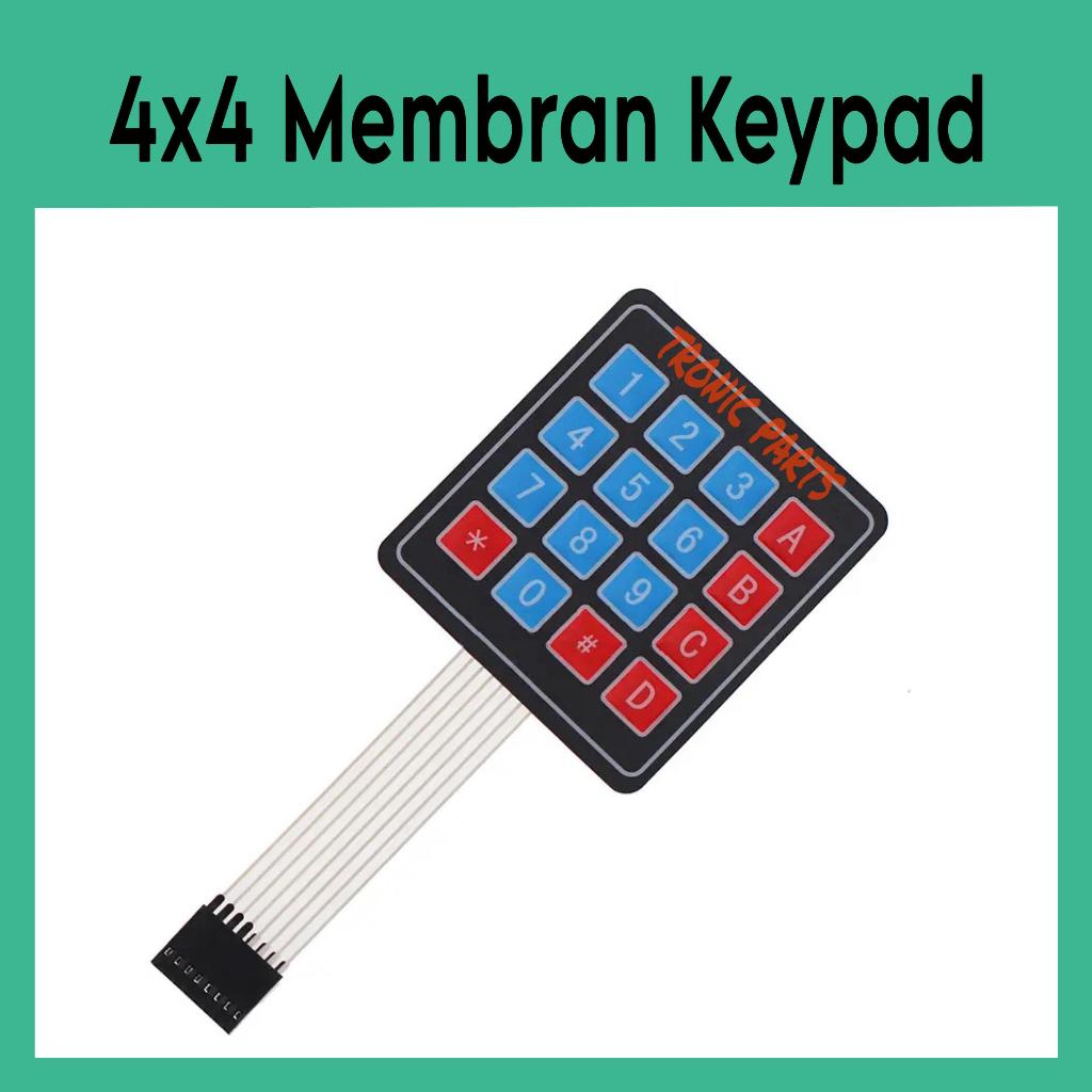 4x4 Membrane Keypad Matrix Array 16 Key Membrane Switch Arduino Stm32 Shopee Philippines 