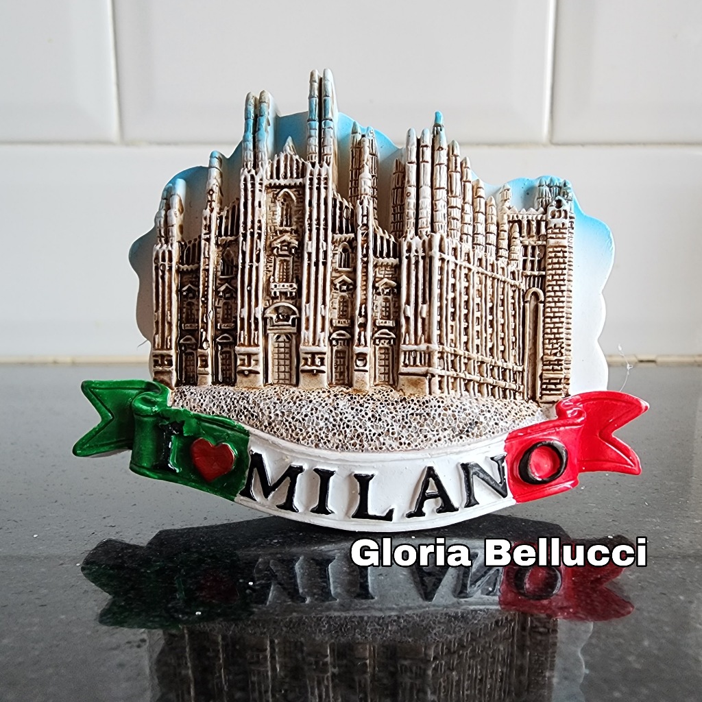 Duomo di milano italia souvenir refrigerator magnet decoration sticker ...