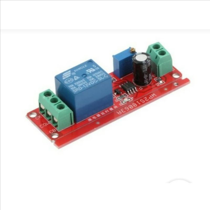 Relay Delay Timer NE555 Switch 12V Adjustable Module | Shopee Philippines