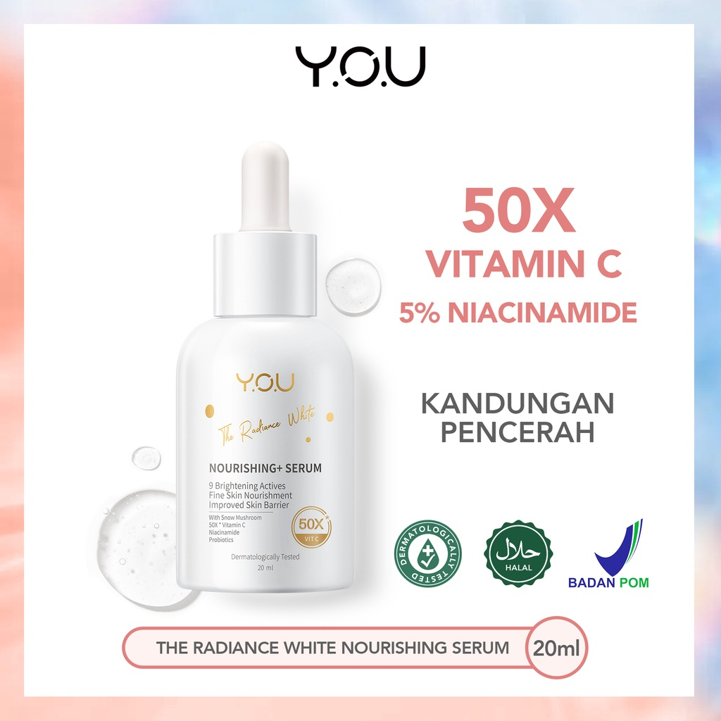 Y.o.u The Radiance White Nourishing Serum 20ml | You Serum Brightenning ...