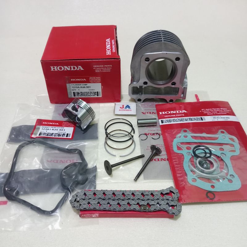 K44 Piston Block POPBEAT Plus Valve Set + Timing Chain + Rubber Head ...