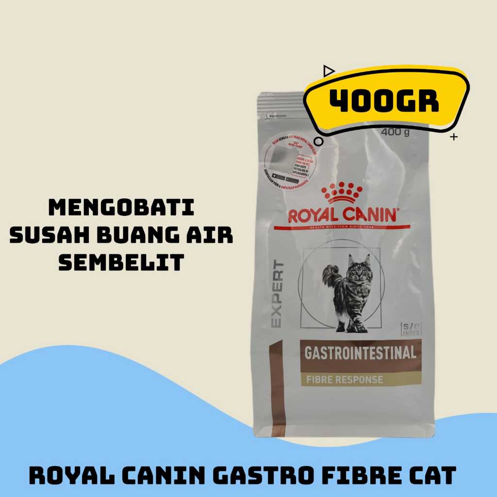 Royal Canin Gastro Intestinal Fiber Response 400GR Dry Food Especially