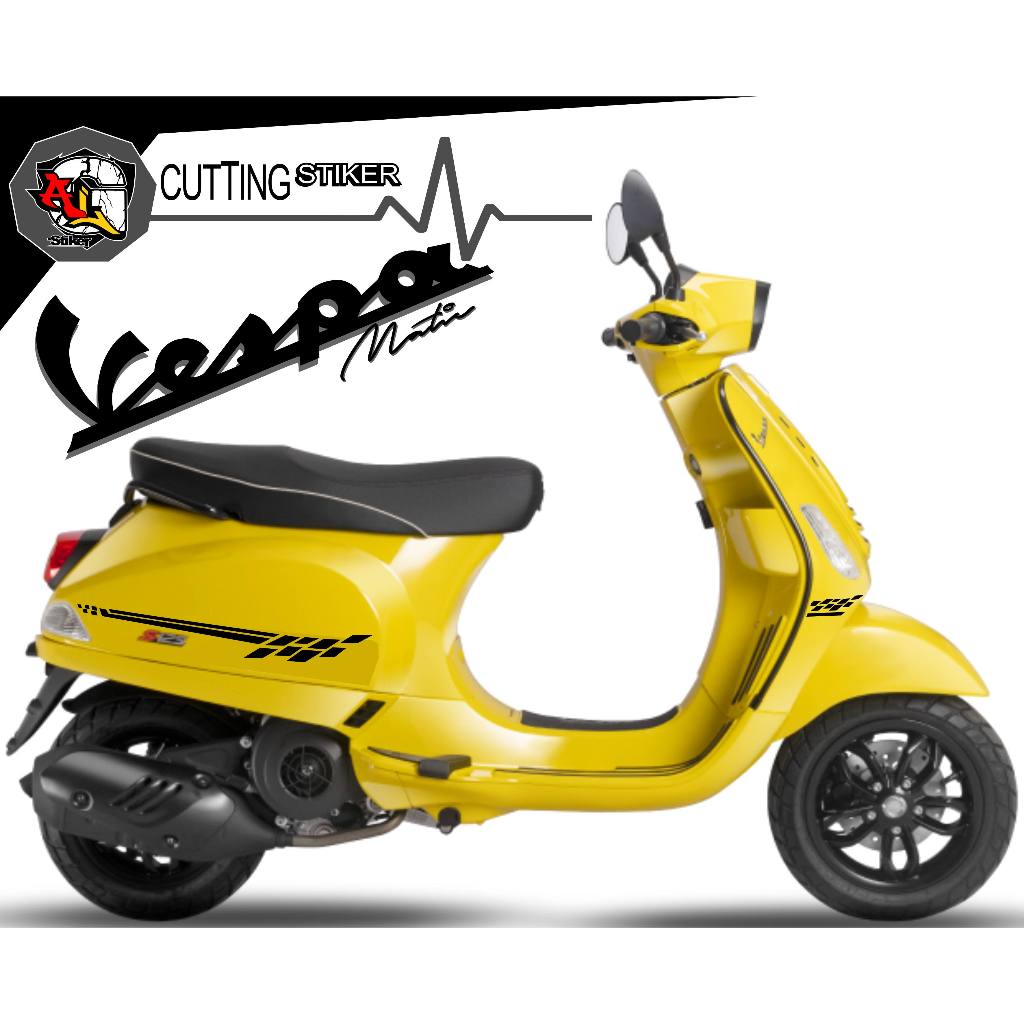 Vespa MATIC STRIPING/SV.376/STICKER CUTTING/STICKER/STICKER/STICKER ...