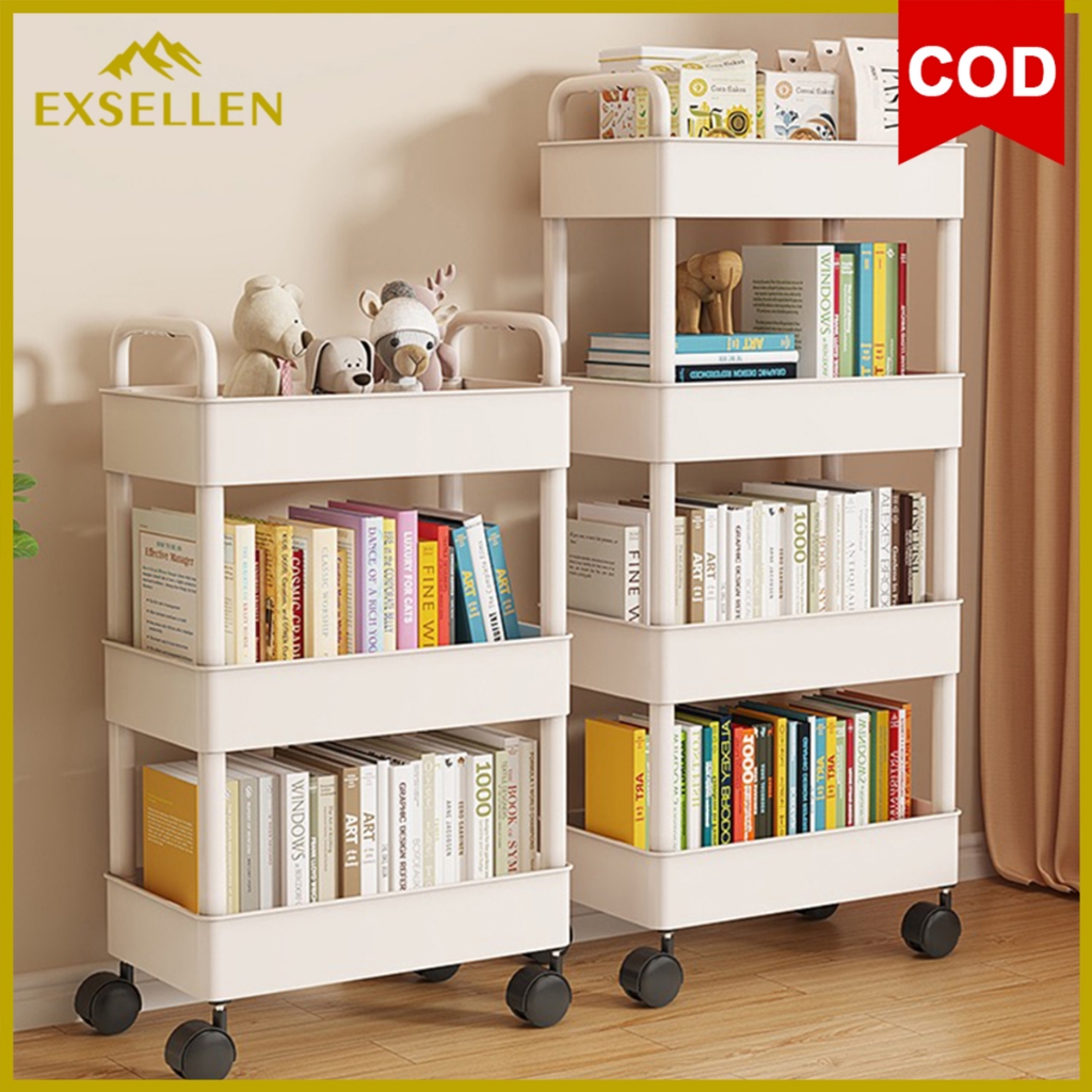 Multipurpose Stacking Trolley Rack/Storage Rack/4-Story Cosmetic Rack ...