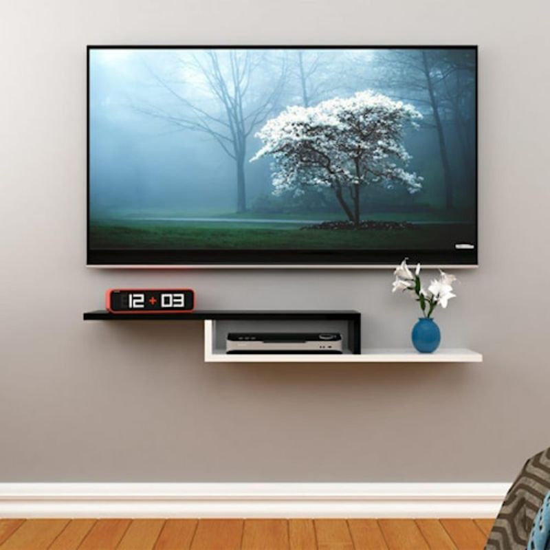 Minimalist Wall Tv Rack, Tv Table, Floating Wall Mounted Decoration ...