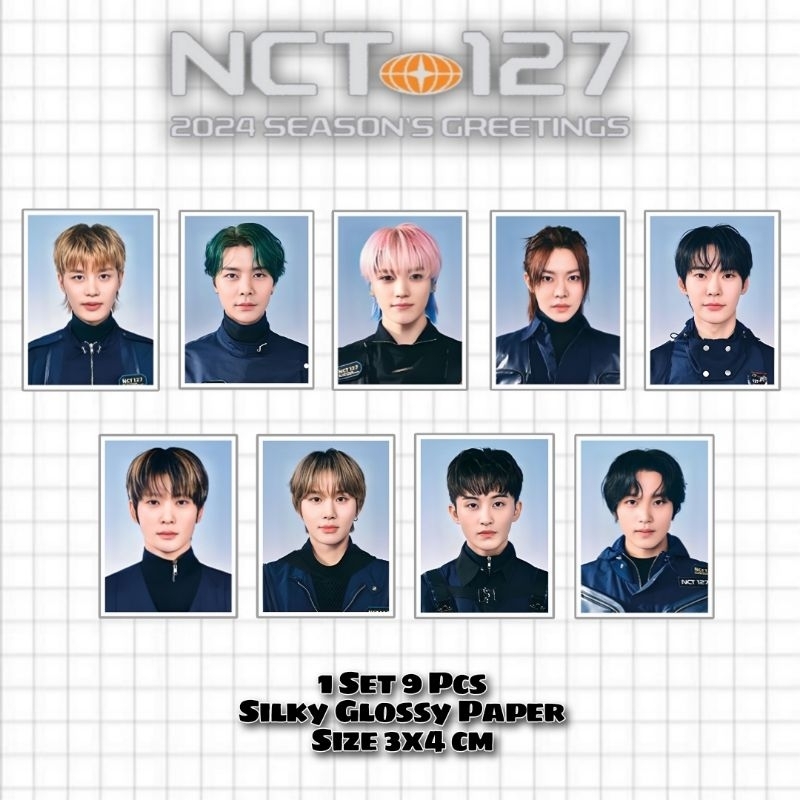 Nct 127 Season Greeting 2024 Pas Foto ID Photo 1 set Shopee Philippines