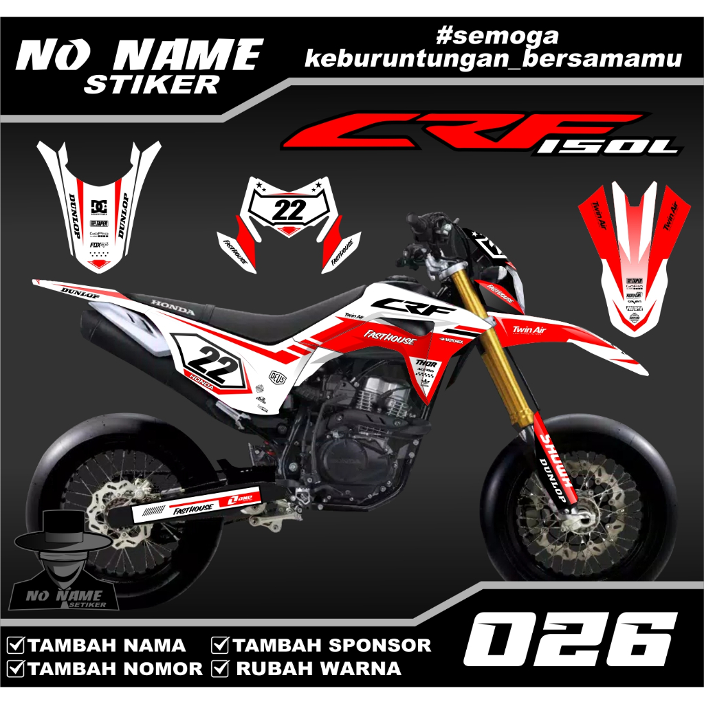 Minimalist CRF 150 L-(026) decal Sticker Fullbody-CRF 150 L Trail ...