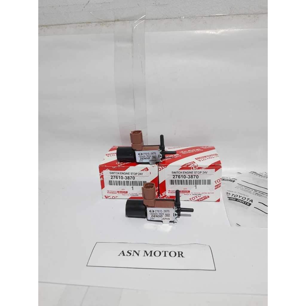 SWITCH ENGINE STOP SWITCH DEAD HINO DUTRO HT130 24V 24VOLT 27610-3870 ...
