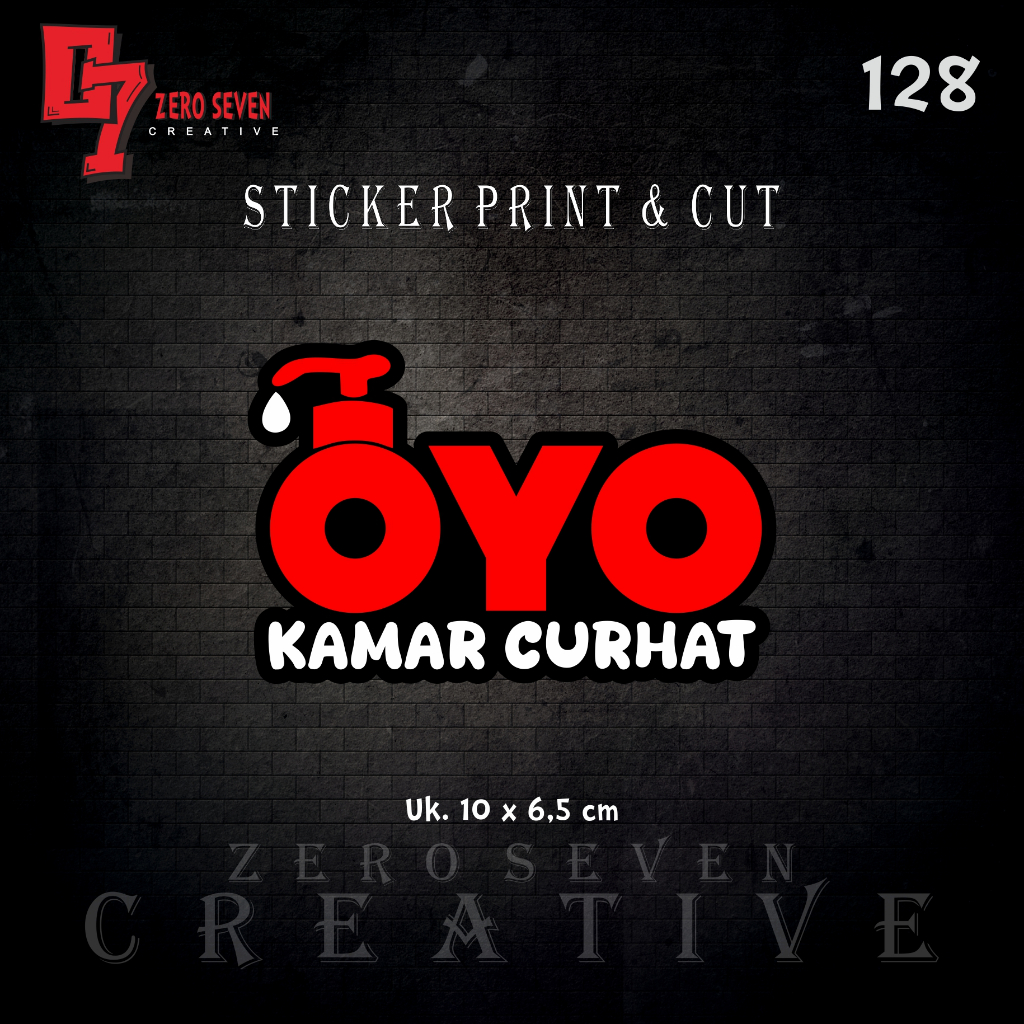 OYO KAWAN CURHAT WATERPROOF VYNIL PRINT & CUT STICKERS | Shopee Philippines