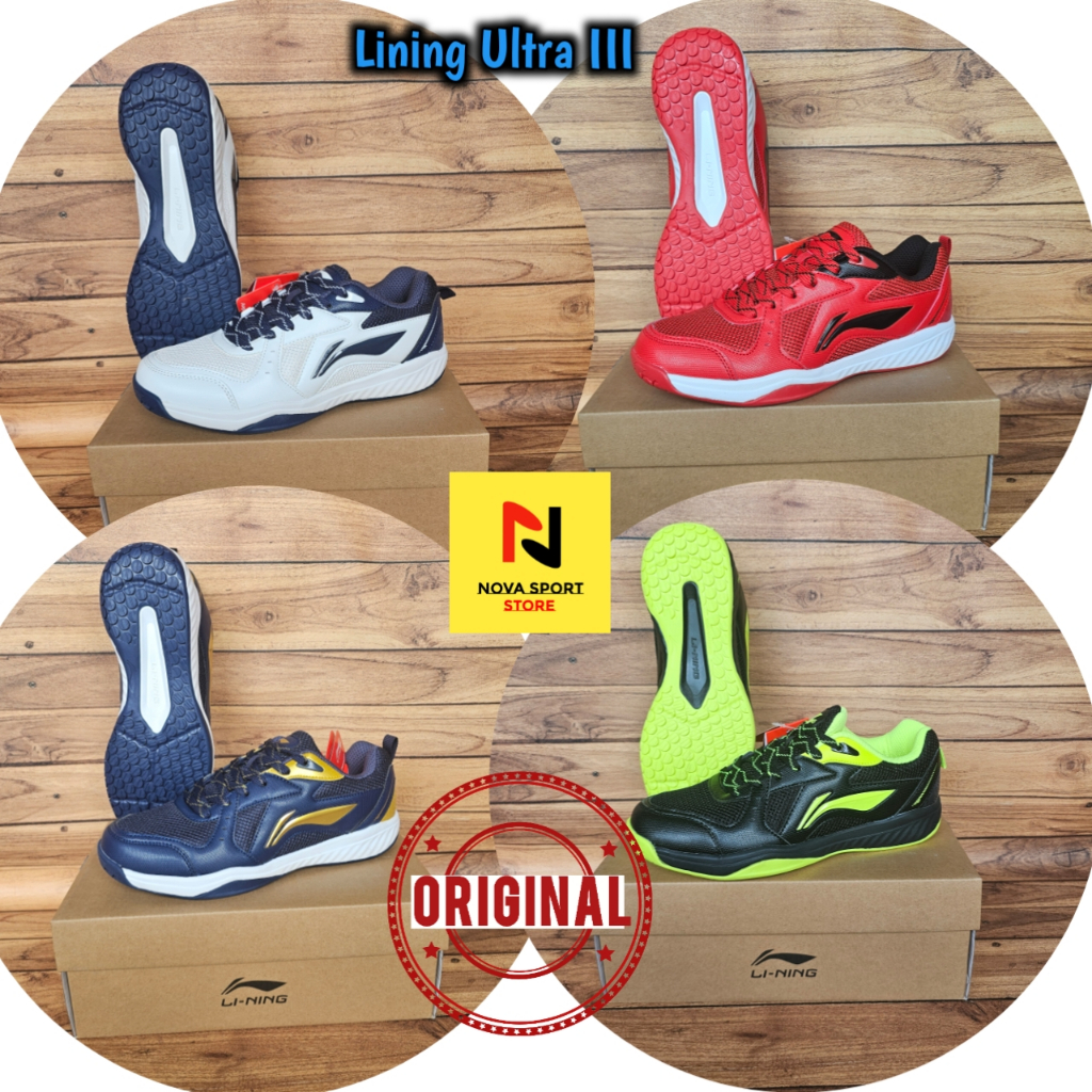 Lining Ultra III Badminton Shoes Shopee Philippines