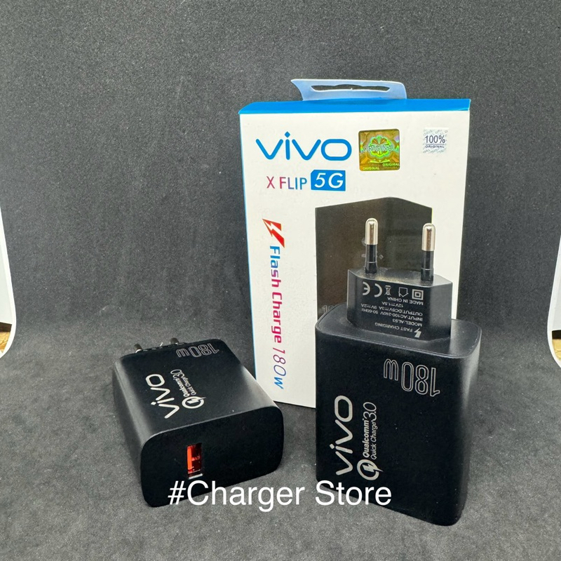 Vivo Black Charger Shell Adapter 180W 5V 3A Fast Charging | Shopee ...