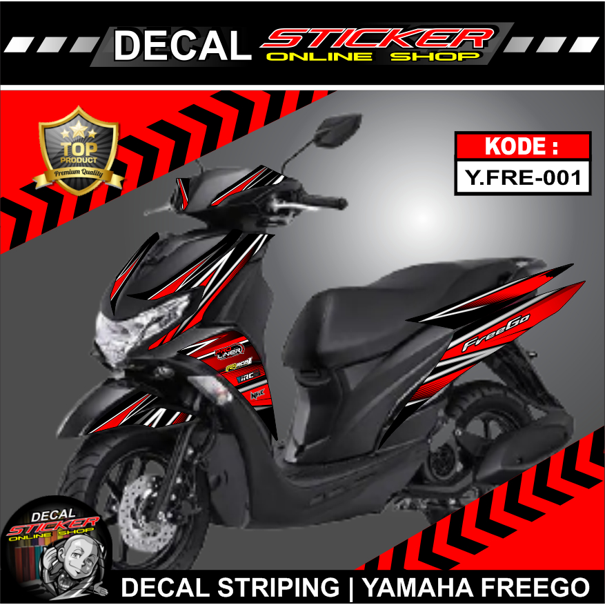 Yamaha FREEGO Motorcycle Sticker DECAL | Shopee Philippines