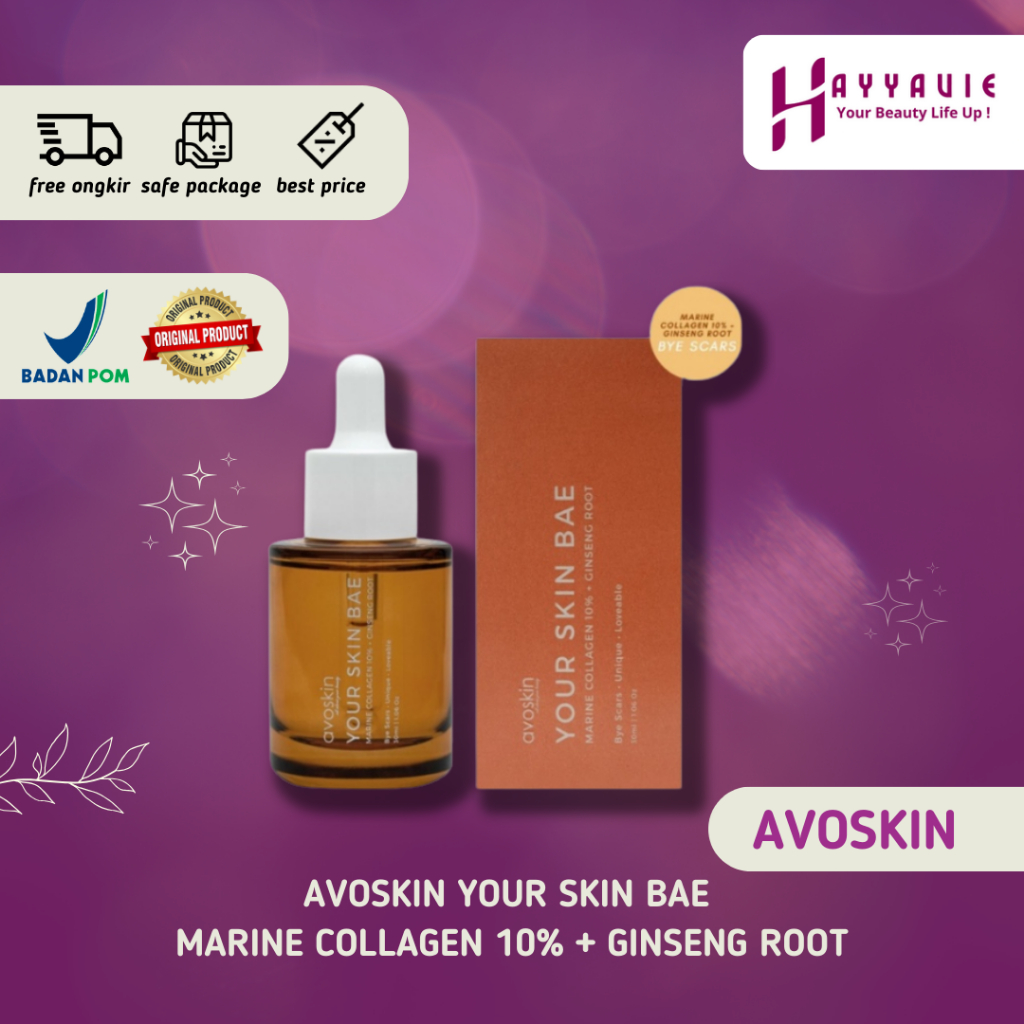 [ORIGINAL] Avoskin YOUR SKIN BAE Marine Collagen 10%+Ginseng Root ...