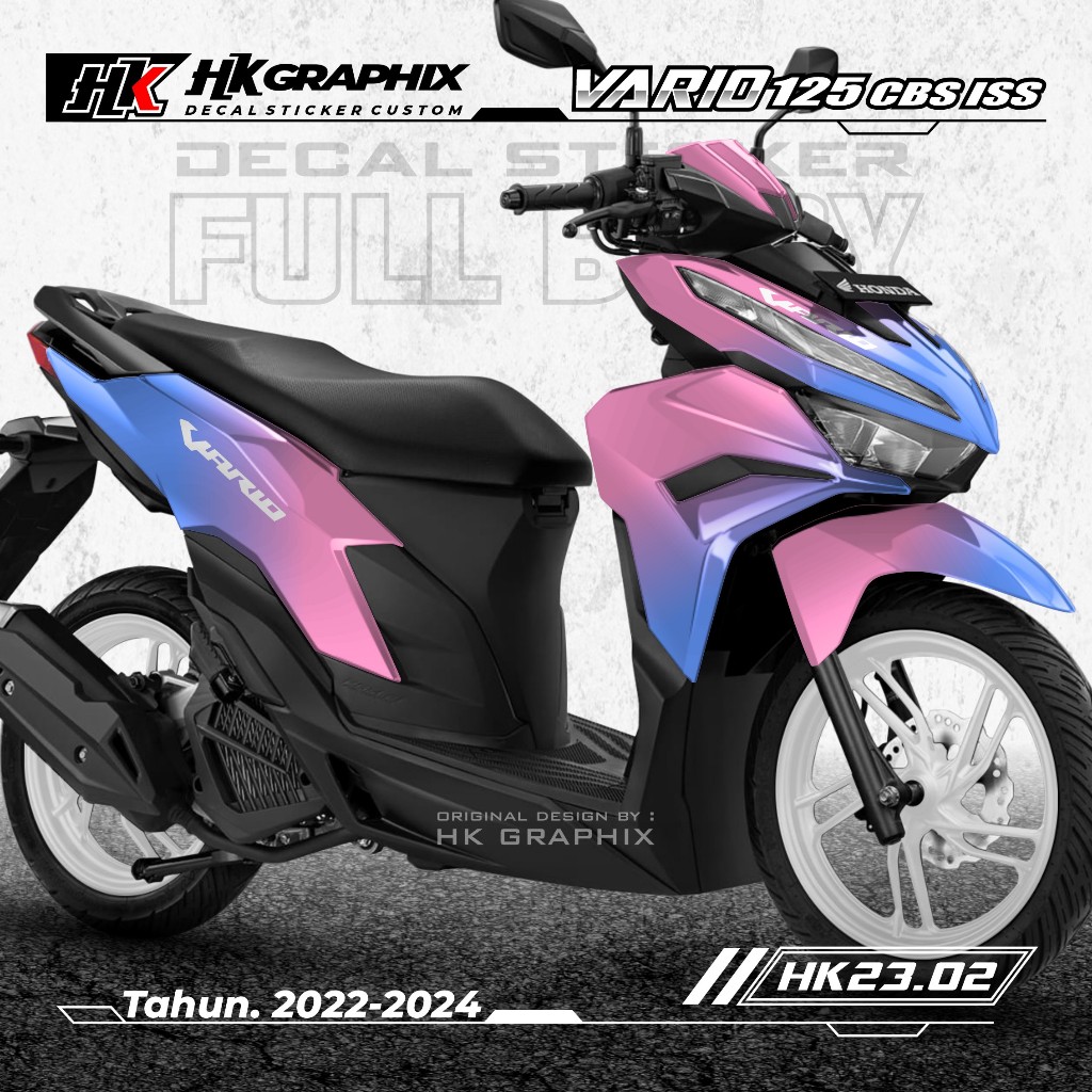 Decal Sticker Vario 125 New CBS Year 2022 2023 2024 Full Body HK ...