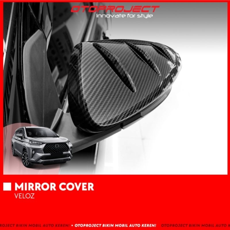 Mirror Cover Carbon Rear View Mirror All New Veloz 2021-2024 Otoproject ...