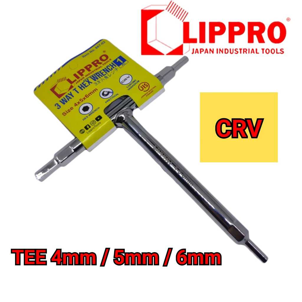 L Key MODEL T Combination 4-5-6mm CRV 3-WAY HEX Key 6-WAY Key 3 WAY TEE ...