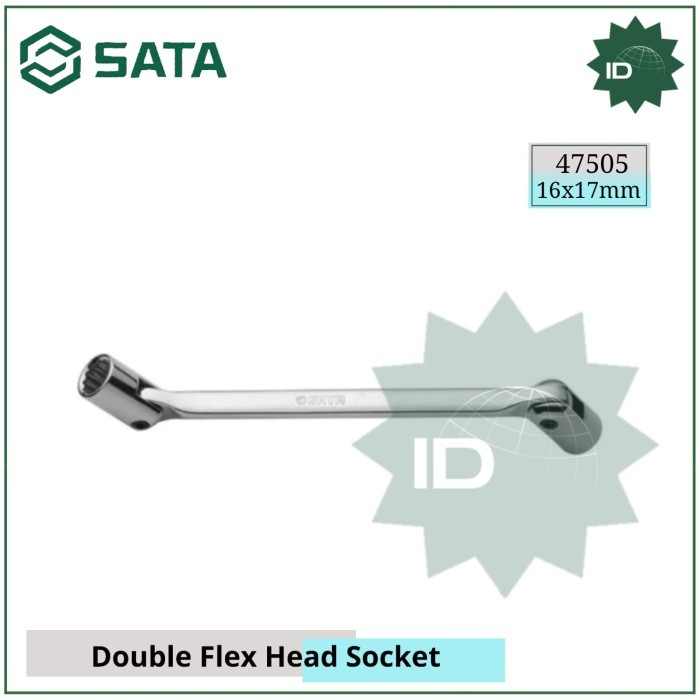 Flexible Socket Wrench 16 x17 mm FLex Head Socket Wrench 47505 SATA ...