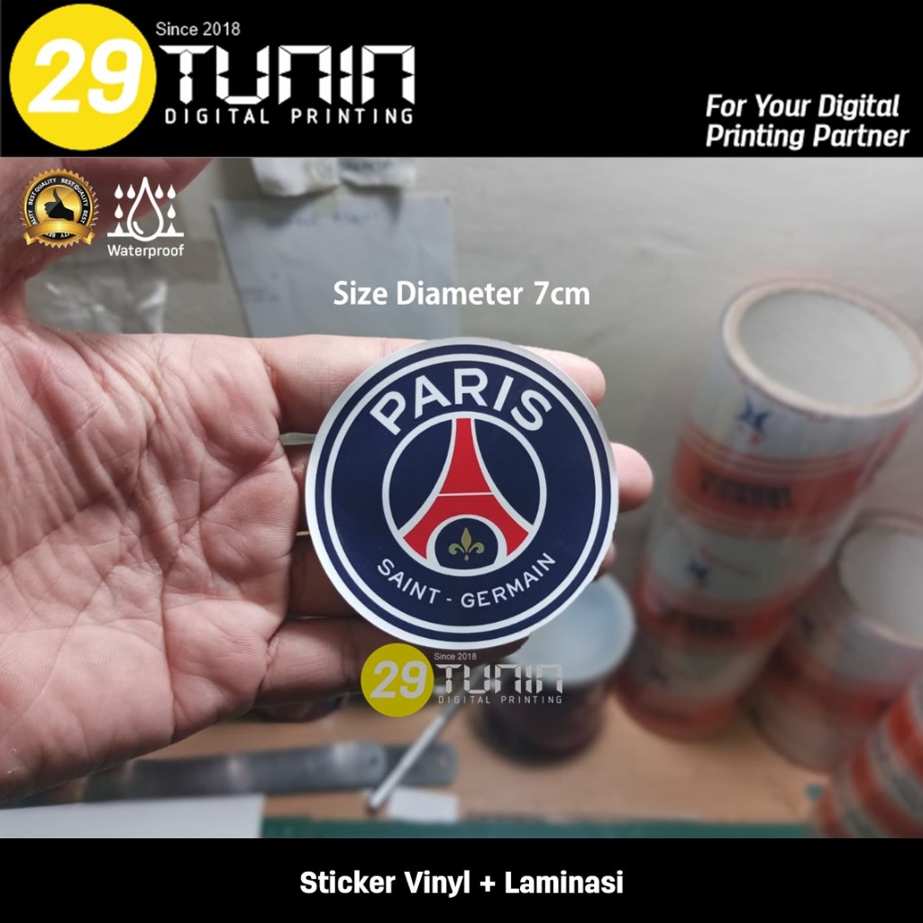 Vinyl Sticker - PSG Paris Saint Germain Ball | Shopee Philippines