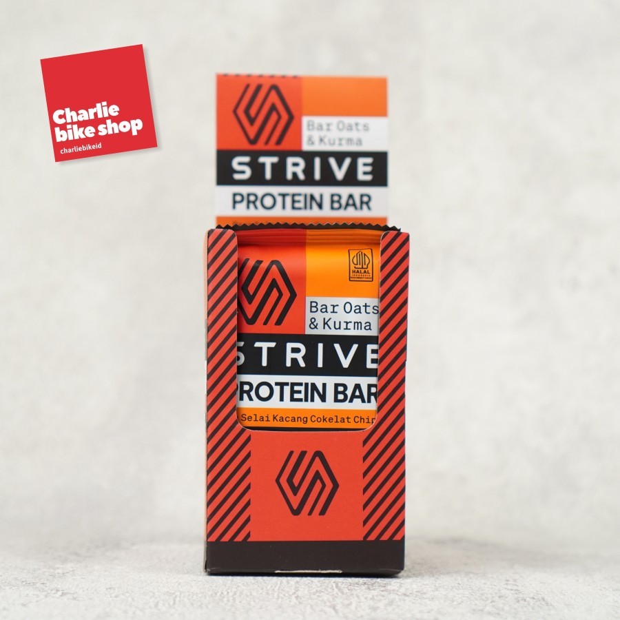 STRIVE Protein Bar Oats & Dates 24g BPOM Halal - Peanut Butter Flavor ...