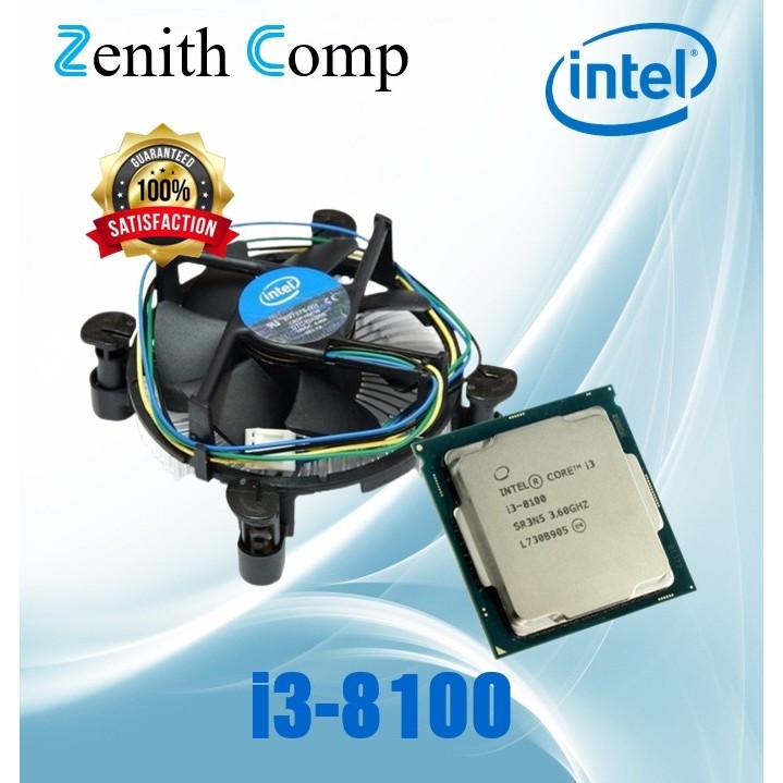 Processor Intel Core i3 8100 Tray+Fan LGA 1151 | Shopee Philippines