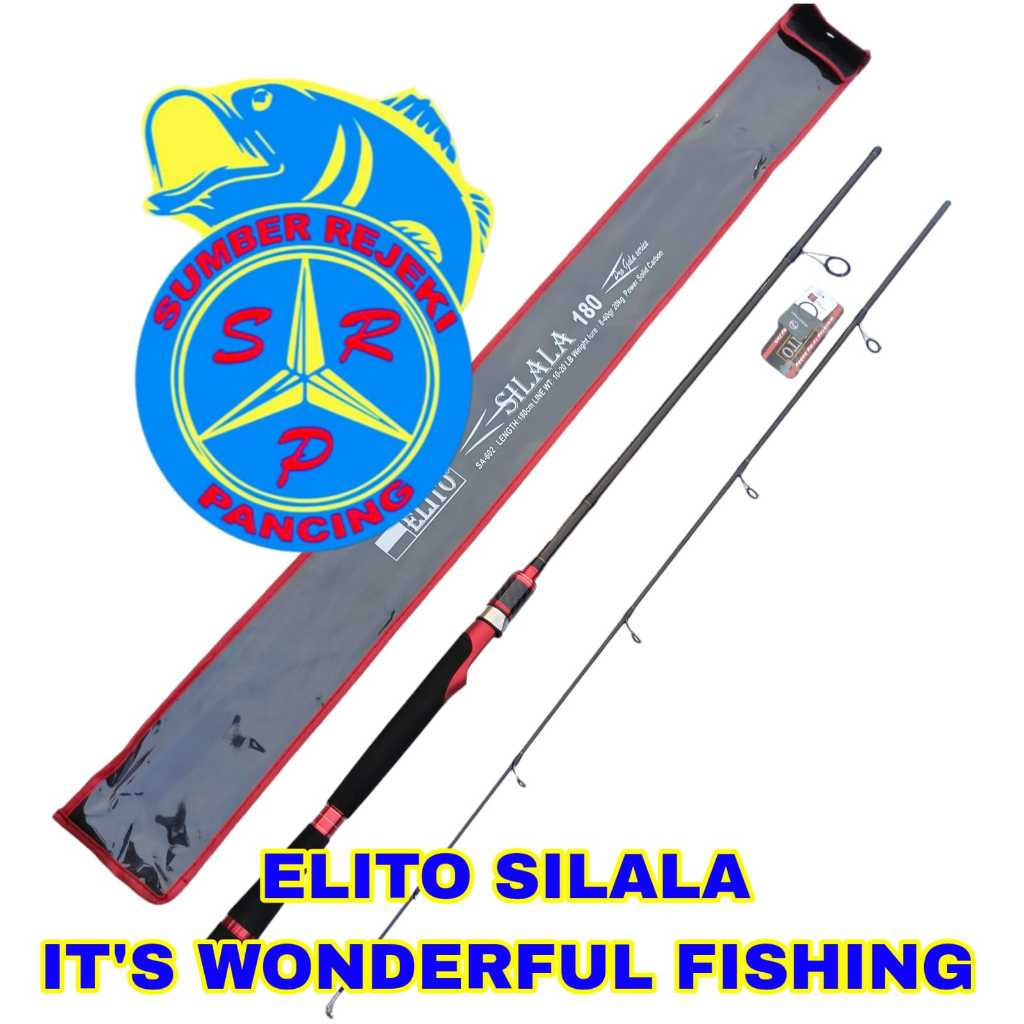 Elito Silala Pro Gala Series Solid Carbon Fishing Rod | Shopee Philippines