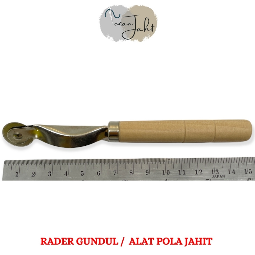 KAYU Round Tracing Wheel Rader with Wooden Handle / Round Tracing Wheel ...