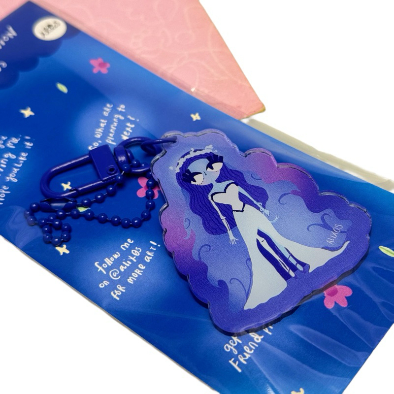 Corpse Bride Emily Acrylic Keychain by Alixos | Shopee Philippines
