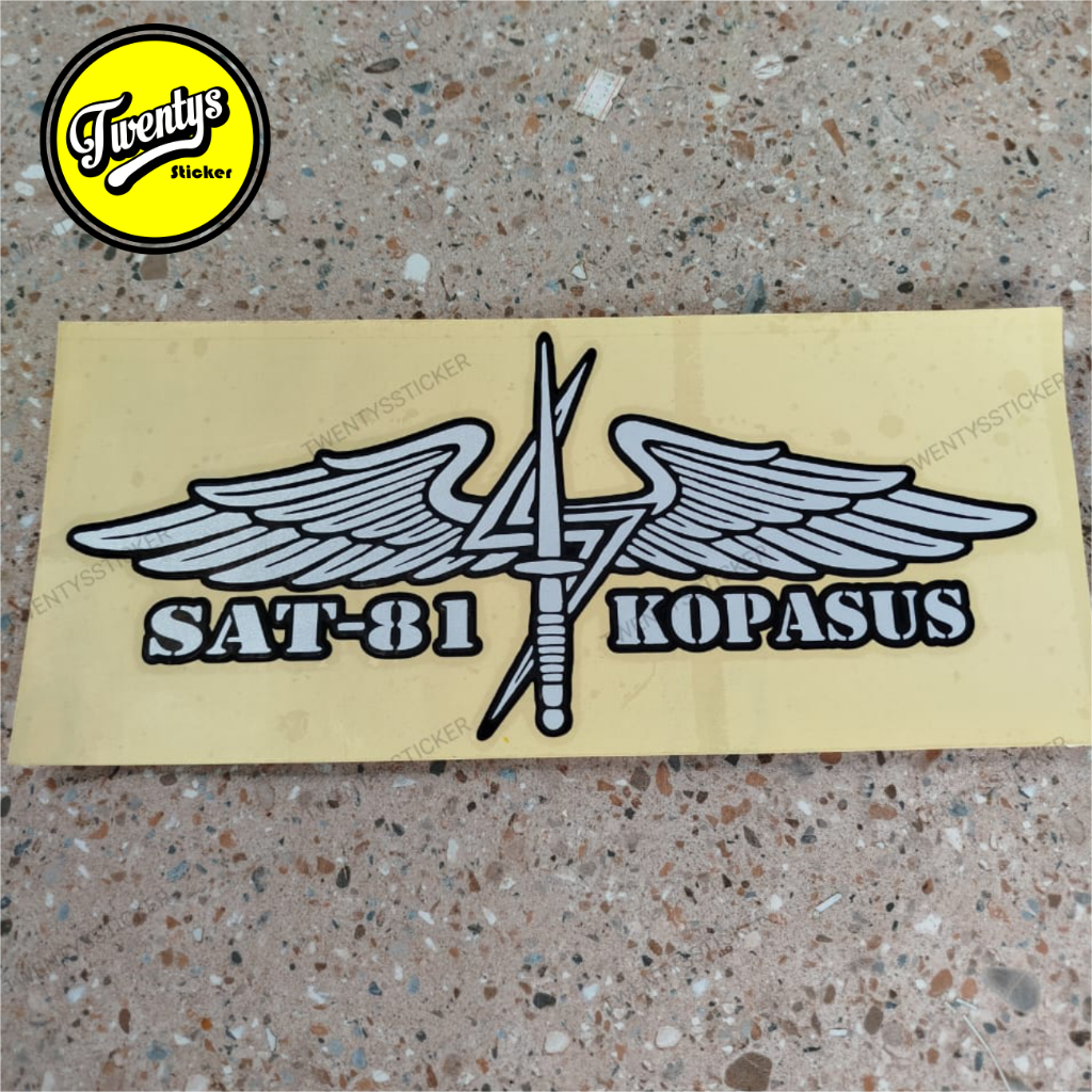 STICKERS SAT 81 KOPASUS CUTTING STICKER LIGHT UP STICKERS | Shopee ...