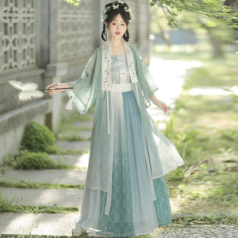 Nan Tingyuan Original [Mu Xia] Hanfu Women's Ming Style Collar Shirt ...
