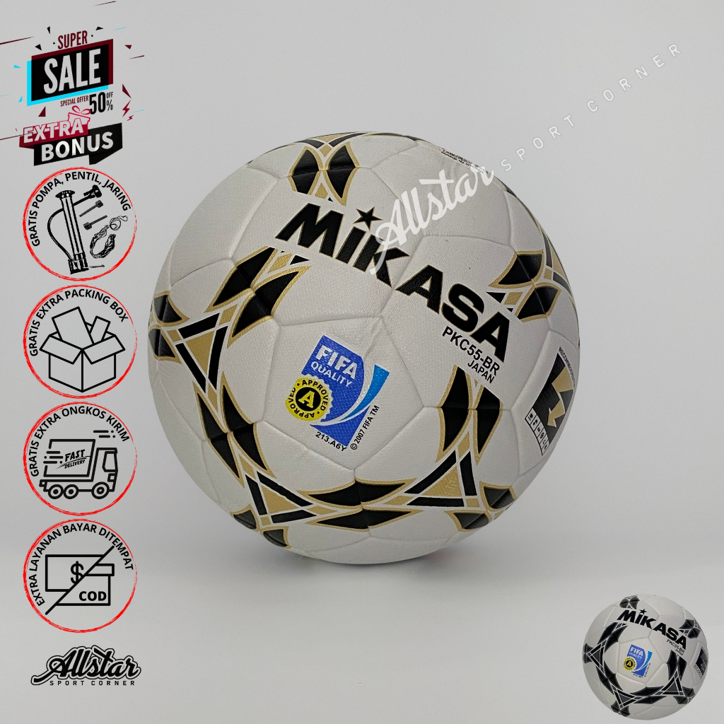 Original mikasa PKC55BR soccer ball, original mikasa soccer ball, size ...