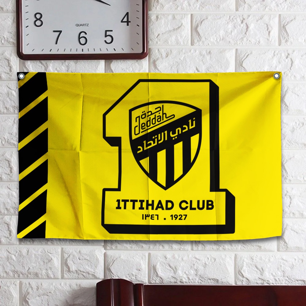 Alittihad FC Original Flag Football Club Europe League Flag Poster
