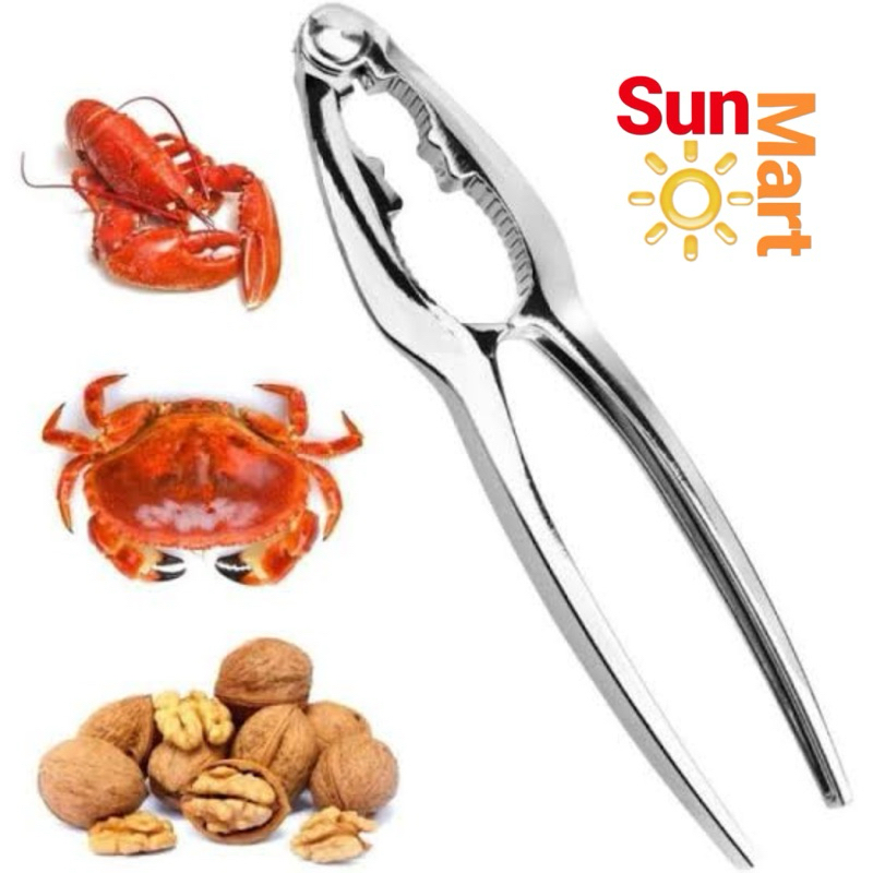 Walnut CLIP / NUT CRACKER Stainless Crab CLIP NUT Shell Crab Clamp