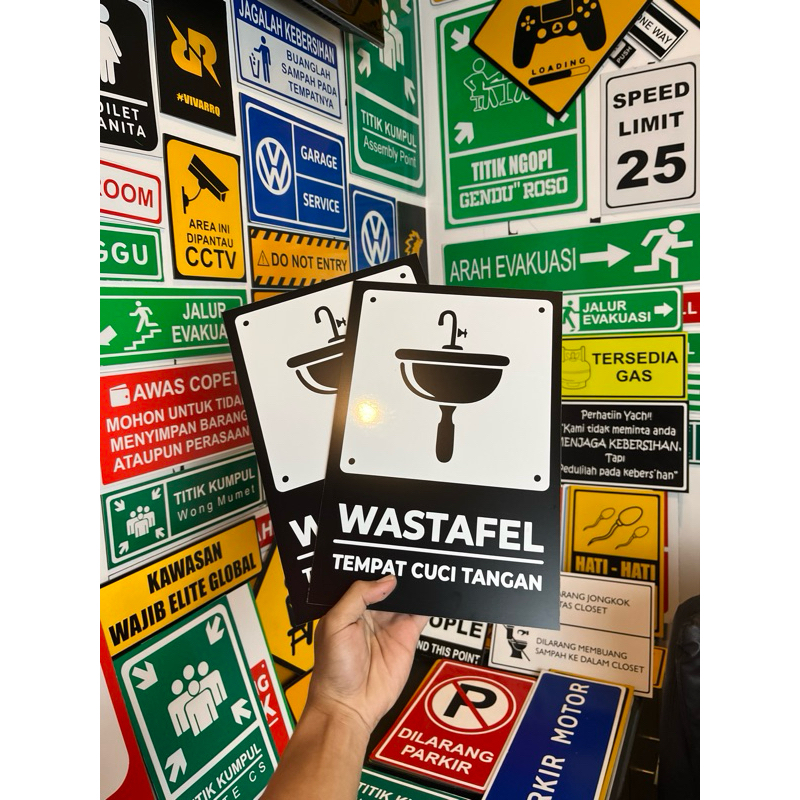 Wastafel SIGN 20x30cm | Standard RAMBU INDIVIDUAL DIRECTIONS | Shopee ...